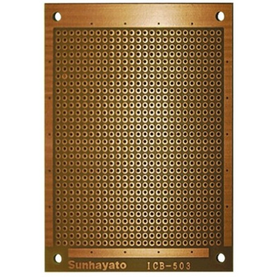 Matrix Board FR1 1mm Holes, 2.54 x 2.54mm Pitch, 95 x 72 x 1.6mm