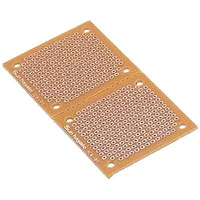 Matrix Board FR1 1mm Holes, 2.54 x 2.54mm Pitch, 91 x 45 x 1.6mm