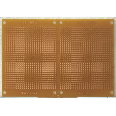 Matrix Board FR4 0.9mm Holes, 2.54 x 2.54mm Pitch, 138 x 95 x 1.6mm