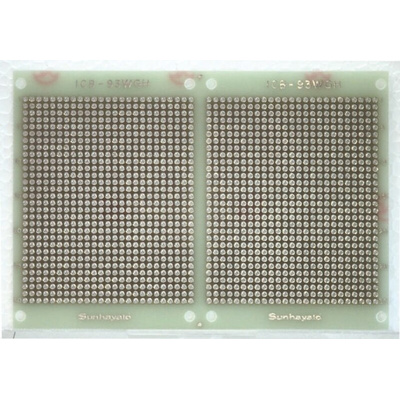 Matrix Board FR4 0.9mm Holes, 2.54 x 2.54mm Pitch, 138 x 95 x 1.6mm