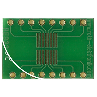 RE933-03ST, Double Sided Extender Board Multi Adapter Board FR4 22.6 x 15 x 1.5mm
