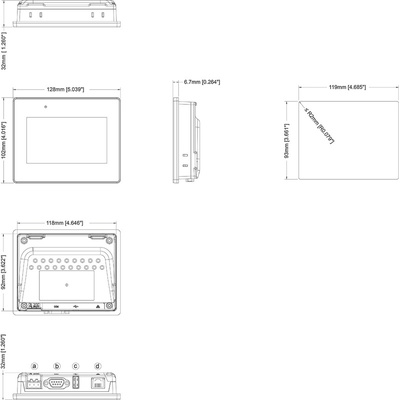 Crouzet em4, Millenium 3 Touch Screen HMI - 4.3 in, TFT LCD Display, 480 x 272pixels