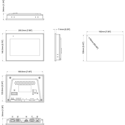 Crouzet em4, Millenium 3 Touch Screen HMI - 7 in, TFT LCD Display, 800 x 480pixels
