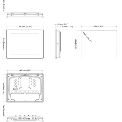 Crouzet em4, Millenium 3 Touch Screen HMI - 9.7 in, LCD Display, 1024 x 768pixels