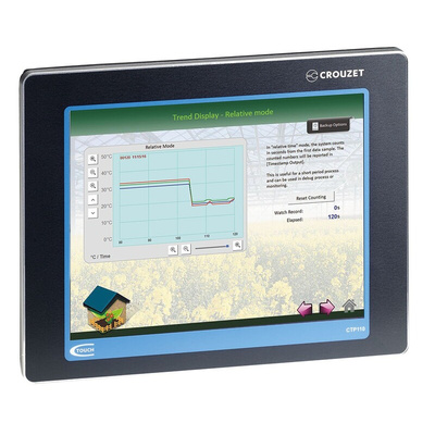 Crouzet em4, Millenium 3 Touch Screen HMI - 9.7 in, LCD Display, 1024 x 768pixels