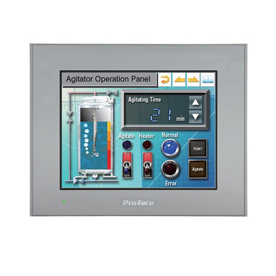 Pro-face GP4000 Series Touch Screen HMI - 7.5 in, TFT LCD Display, 640 x 480pixels