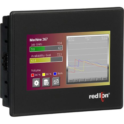 Red Lion CR3000 Series TFT Touch Screen HMI - 4.3 in, TFT Display