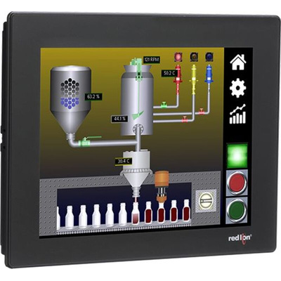 Red Lion CR3000 Series TFT Touch Screen HMI - 10.4 in, TFT Display