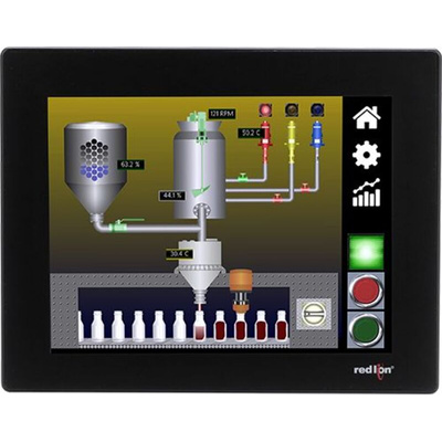 Red Lion CR3000 Series TFT Touch Screen HMI - 10.4 in, TFT Display