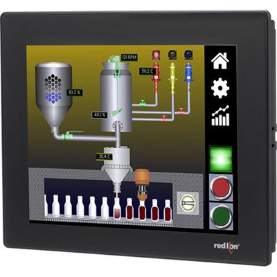 Red Lion CR3000 Series TFT Touch Screen HMI - 10.4 in, TFT Display