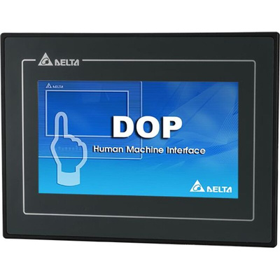 Delta Electronics DOP Series HMI Touch Screen HMI - 7 in, TFT LCD Display, 800 x 480pixels