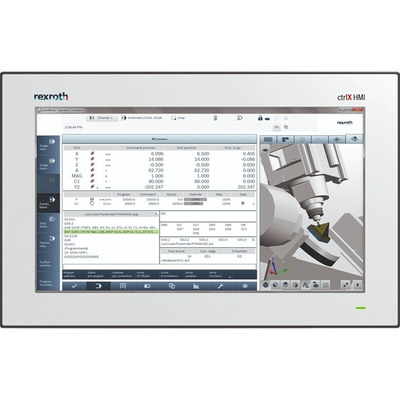 Bosch Rexroth DR0015 Series ctrlX HMI Display - 15.6 in, TFT Display, 1366 x 768pixels