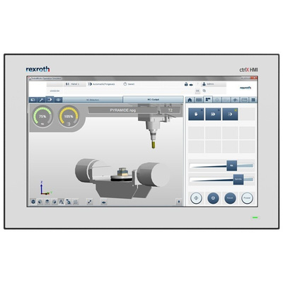 Bosch Rexroth WR2115 Series ctrlX HMI WebPanel - 15 in, Multi-Touch Display, 1366 x 768pixels