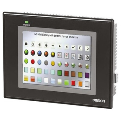 Omron NB Series Touch Screen HMI - 5.6 in, TFT LCD Display, 320 x 234pixels