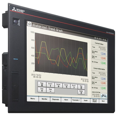 Mitsubishi GT27 Series GOT2000 Touch Screen HMI - 10.4 in, TFT LCD Display, 800 x 600pixels