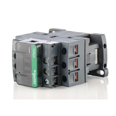 Schneider Electric LC1D Series Contactor, 240 V ac Coil, 3-Pole, 9 A, 4 kW, 3NO, 690 V ac