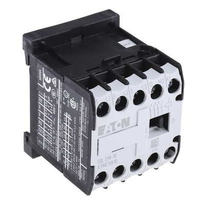 Eaton DILEM Series Contactor, 24 V ac Coil, 3-Pole, 9 A, 4 kW, 3NO, 400 V ac
