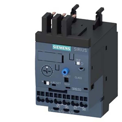 Siemens Overload Relay 1NO + 1NC, 1.25 A F.L.C, 4 A Contact Rating, 0.75 kW, 690 Vac, 3P, SIRIUS