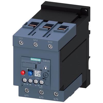 Siemens Overload Relay, 75 A F.L.C, 3 A Contact Rating, 690 V, SIRIUS