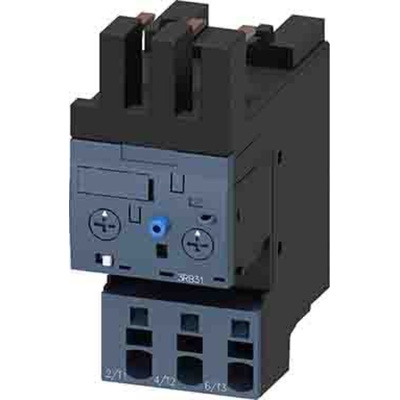 Siemens Overload Relay 1NC + 1NO, 12 A F.L.C, 12 A Contact Rating, 7.5 kW, 690 Vac, TP, SIRIUS