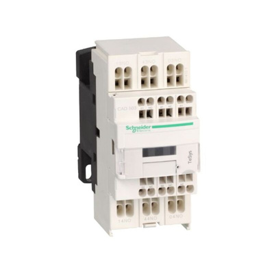Schneider Electric Control Relay 5NO, 10 A Contact Rating, 24 Vdc, 5PST, TeSys