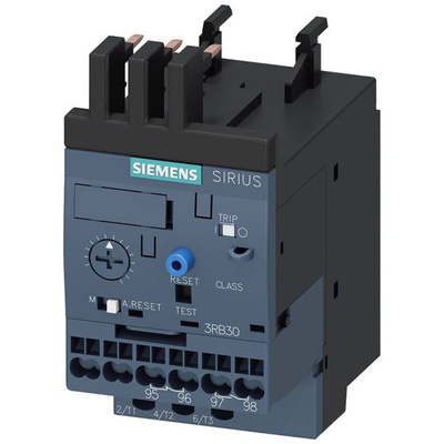 Siemens Solid State Overload Relay 1 NO + 1 NC, 16 A F.L.C, 4 A Contact Rating, 7.5 kW, SIRIUS