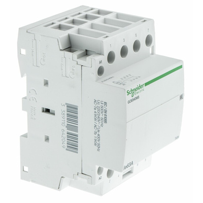 Schneider Electric GC63 Series Contactor, 230 V ac Coil, 4-Pole, 63 A, 4NO, 415 V ac