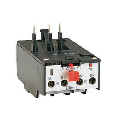 Lovato Thermal Overload Relay, 0.33 A F.L.C, 330 mA Contact Rating, 690 V, 3P, RF9