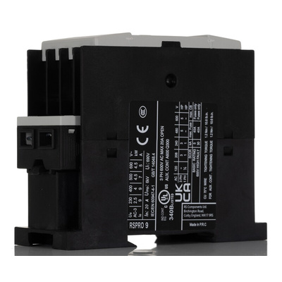RS PRO Contactor, 24 V Coil, 3-Pole, 9 A, 4 kW, 1NC