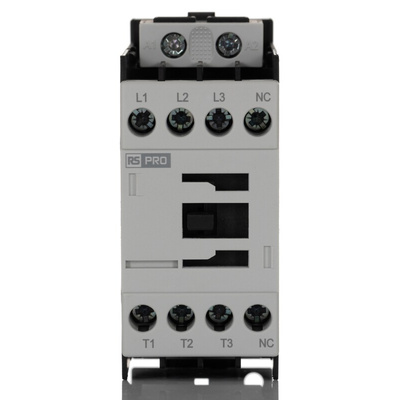 RS PRO Contactor, 24 V Coil, 3-Pole, 9 A, 4 kW, 1NC