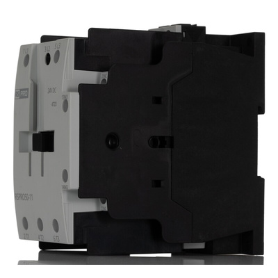 RS PRO Contactor, 24 V Coil, 3-Pole, 50 A, 22 kW, 1NO