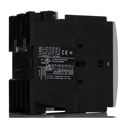 RS PRO Contactor, 400 V Coil, 3-Pole, 72 A, 37 kW, 1NO