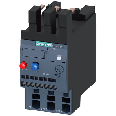 Siemens Overload Relay 1NC/1NO, 115 A F.L.C, 4 A Contact Rating, 90 kW, 3P, SIRIUS 3RB