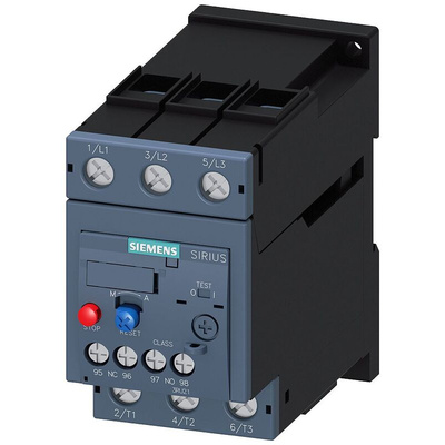 Siemens Contactor Relay 1NC/1NO, 0.4 A F.L.C, 3 A Contact Rating, 0.18 kW, 3P, SIRIUS 3RU