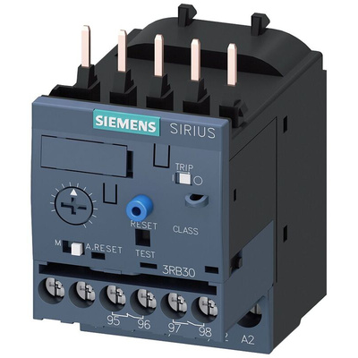 Siemens Contactor Relay 1NC/1NO, 10 A F.L.C, 3 A Contact Rating, 7.5 kW, 3P, SIRIUS 3RU