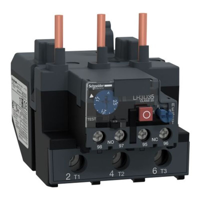 Schneider Electric Thermal Overload Relay 1 NO + 1 NC, 17 → 25 A F.L.C, 5 A Contact Rating, TeSys