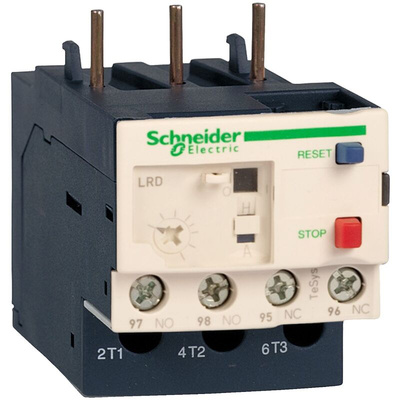 Schneider Electric Thermal Overload Relay 1 NO + 1 NC, 16 → 24 A F.L.C, 5 A Contact Rating, TeSys