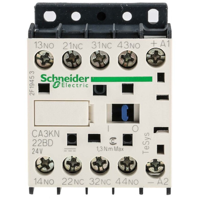Schneider Electric CA3KN Series Contactor, 10 A, 2NO + 2NC, 690 V ac