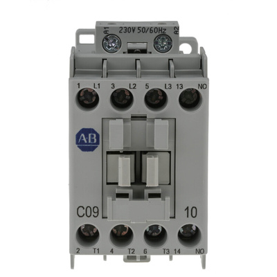 Allen Bradley 100C Series Contactor, 230 V ac Coil, 3-Pole, 9 A, 4 kW, 3NO, 690 V ac