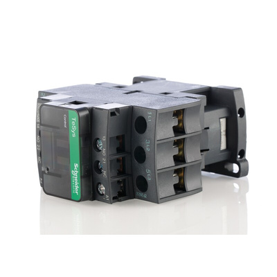 Schneider Electric LC1D Series Contactor, 24 V ac Coil, 3-Pole, 25 A, 11 kW, 3NO, 690 V ac