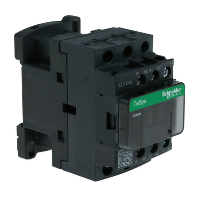 Schneider Electric LC1D Series Contactor, 230 V ac Coil, 3-Pole, 18 A, 7.5 kW, 3NO, 690 V ac