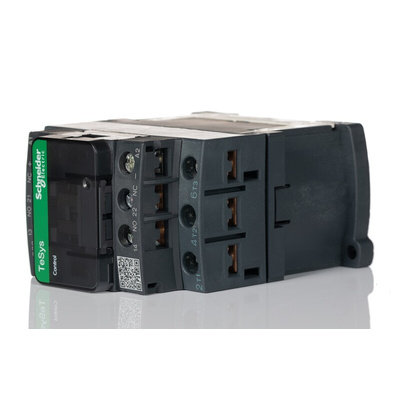 Schneider Electric LC1D Series Contactor, 24 V dc Coil, 3-Pole, 9 A, 4 kW, 3NO, 690 V ac