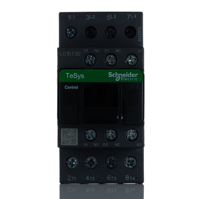 Schneider Electric LC1D Series Contactor, 230 V ac Coil, 4-Pole, 32 A, 4NO, 690 V ac