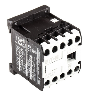 Eaton Contactor, 24 V dc Coil, 3-Pole, 9 A, 4 kW, 3NO, 400 V ac
