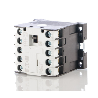 Eaton Contactor, 24 V dc Coil, 3-Pole, 9 A, 4 kW, 3NO, 400 V ac
