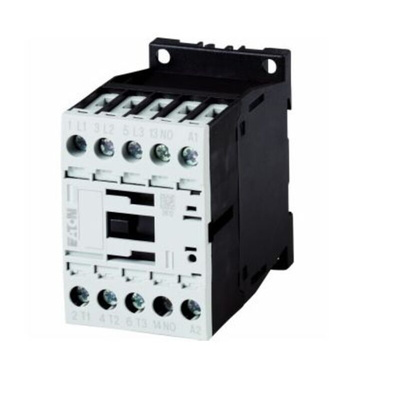 Eaton Contactor, 24 V dc Coil, 3-Pole, 9 A, 4 kW, 3NO, 400 V ac