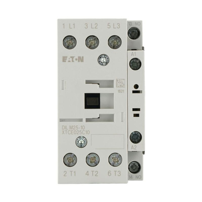 Eaton Contactor, 24 V dc Coil, 3-Pole, 25 A, 11 kW, 3NO, 400 V ac