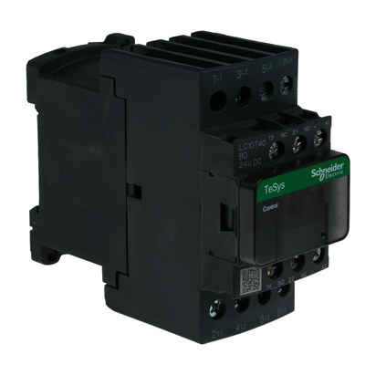 Schneider Electric LC1D Series Contactor, 24 V dc Coil, 4-Pole, 40 A, 4NO, 690 V ac