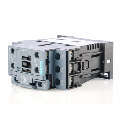 Siemens 3RT2 Series Contactor, 24 V dc Coil, 3-Pole, 25 A, 11 kW, 3NO, 400 V ac