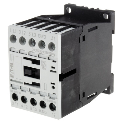 Eaton Contactor, 230 V ac Coil, 3-Pole, 15 A, 7.5 kW, 3NO, 400 V ac